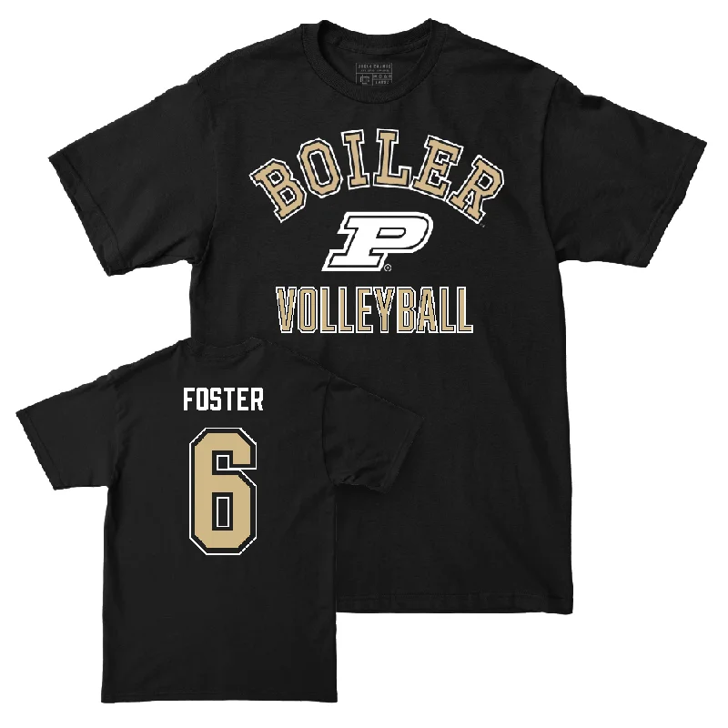 Women's Volleyball Black Classic Tee  - Sienna Foster