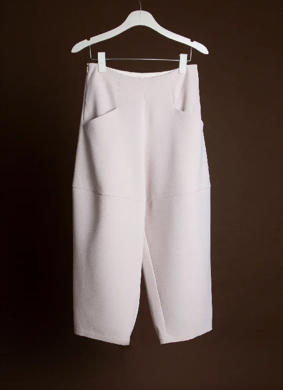 Cachuabi Tomato Tapered Billow Pocket Pant - Light Cream / Condensed Milk