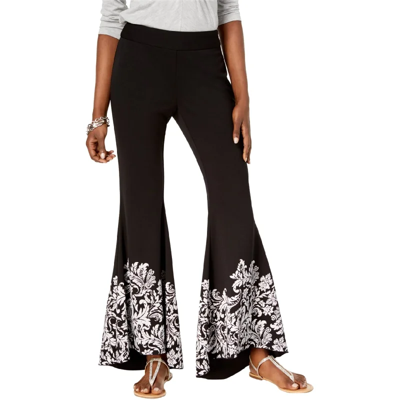 I-N-C Womens Flare Casual Wide Leg Pants