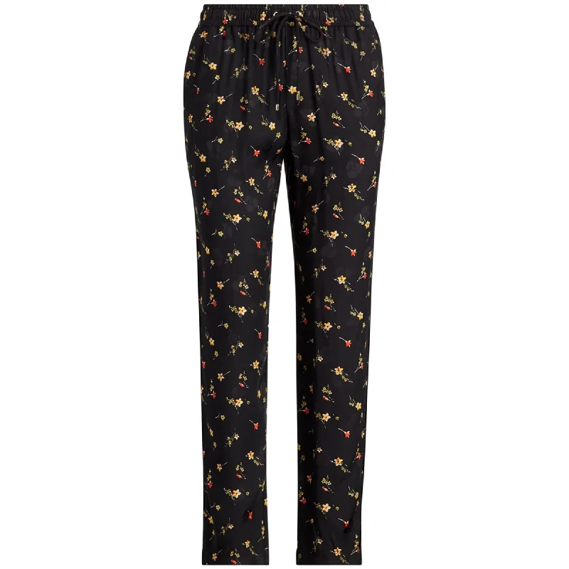 Ralph Lauren Womens Floral Skinny Casual Trouser Pants