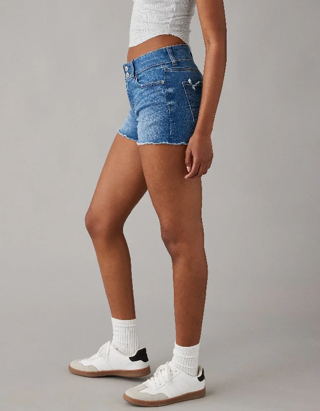 AE Next Level High-Waisted Denim Short Short