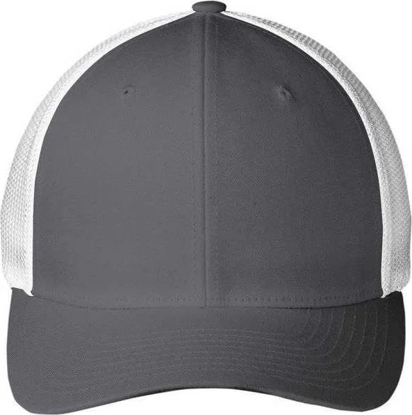 Port Authority C812 Flexfit Mesh Back Cap - Graphite White