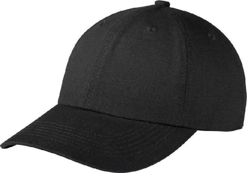 Port Authority C940 Ripstop Cap - Black