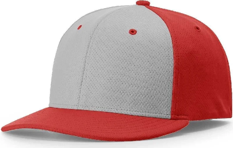 Richardson PTS50 Matrix R-Flex Cap - Gray Red Alt