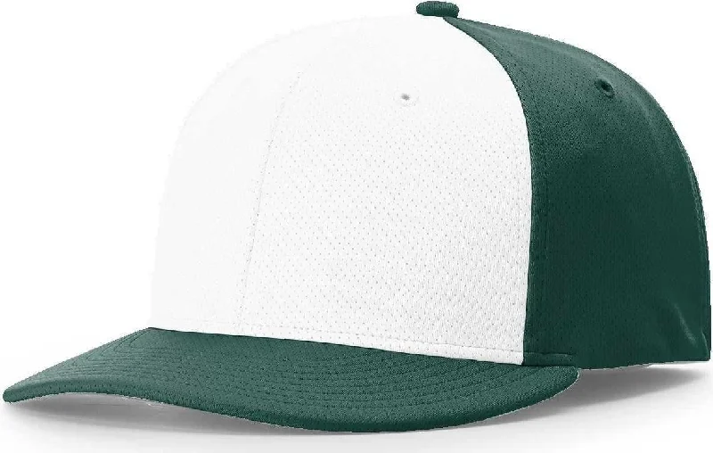 Richardson PTS50 Matrix R-Flex Cap - White Dark Green Alt