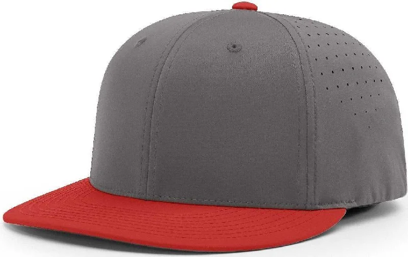 Richardson PTS30 Lite R-Flex Cap - Charcoal Red