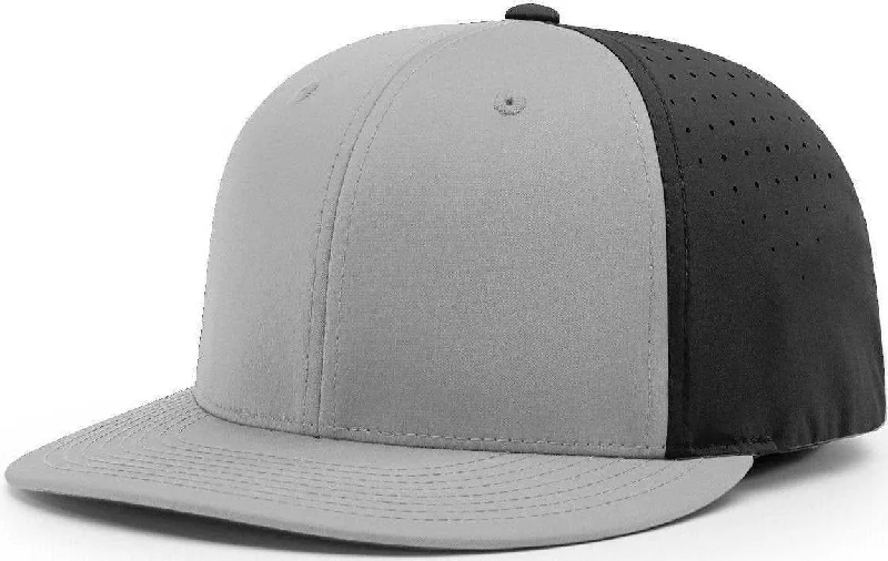 Richardson PTS30 Lite R-Flex Cap - Gray Black Spt