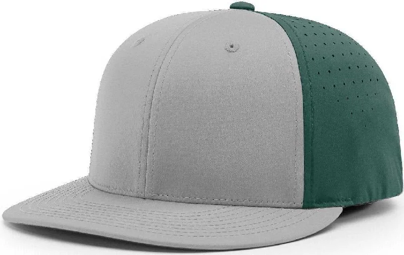 Richardson PTS30 Lite R-Flex Cap - Gray Dark Green Spt