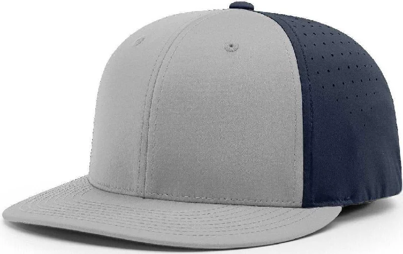 Richardson PTS30 Lite R-Flex Cap - Gray Navy Spt