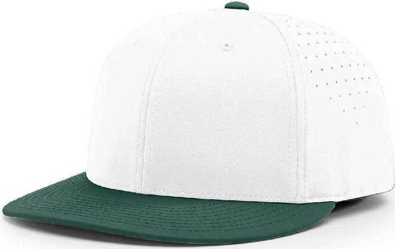 Richardson PTS30 Lite R-Flex Cap -White Dark Green Alt