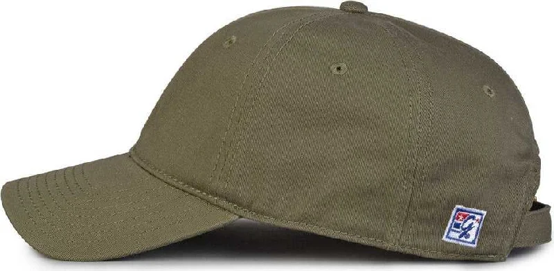 The Game GB210 Classic Relaxed Garment Washed Twill Cap - Light Olive