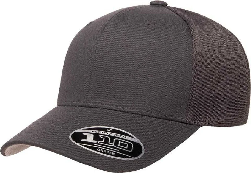 Flexfit 110 Mesh-Back Cap - Charcoal