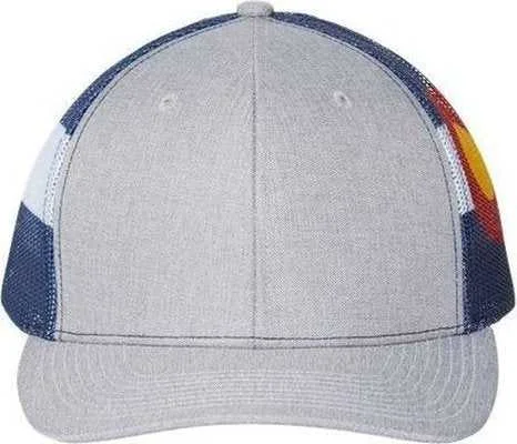 Kati S700M Printed Mesh Trucker Cap - Heather Colorado