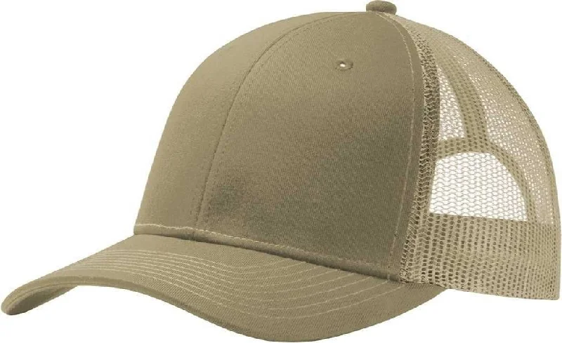 Port Authority C112 Snapback Trucker Cap - Coyote Brown