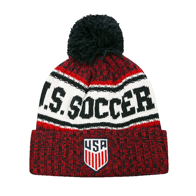 U.S. Soccer USMNT Youth Crowned Unisex Pom Beanie