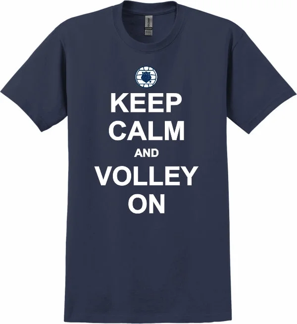 Volleyball AAU "Keep Calm and Volley On" Blue Shirt