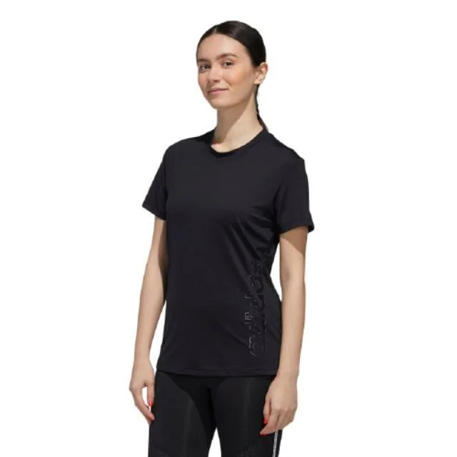 Adidas Designed 2 Move Tee Women Training T-Shirt Black / Black Fl9216