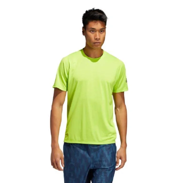 Adidas Freelift Sport Ultimate Solid Tee Men Training T-Shirt Semi Solar Slime Fl4621