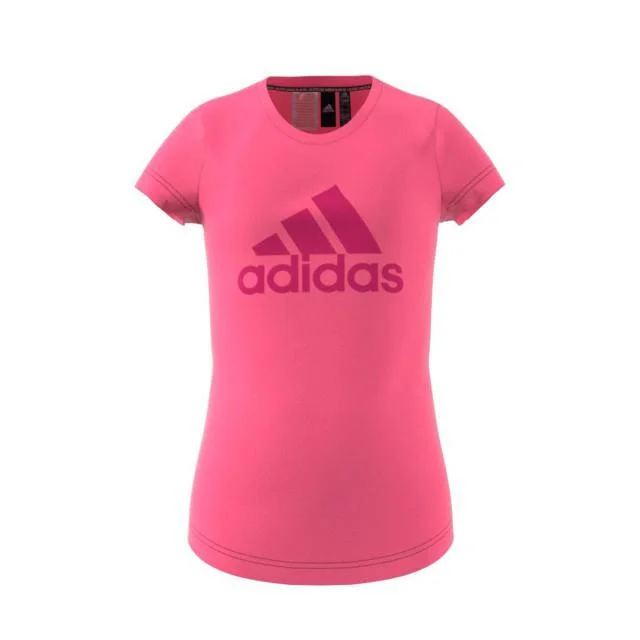 Adidas Girls' Not Sports Specific Must Haves Badge Of Sport T-Shirts Pink DV0326