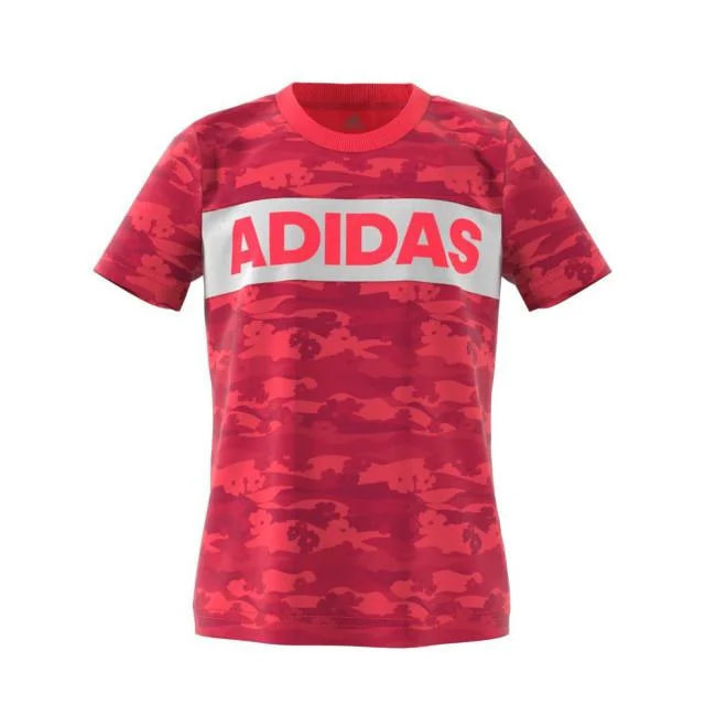 Adidas Girls' Training Summer Shirt T-Shirts Shock Red DW4071