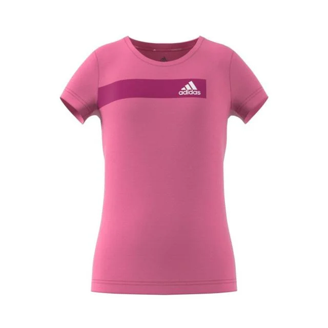 Adidas Girls' Training Training Cool T-Shirts Pink DV2738