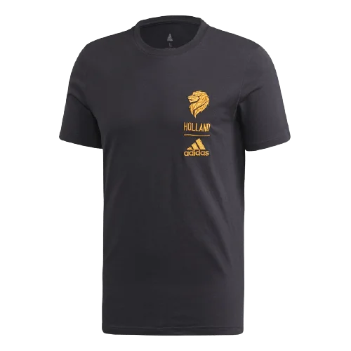 Adidas Holland Tee Men Football T-Shirt Black Fk3563