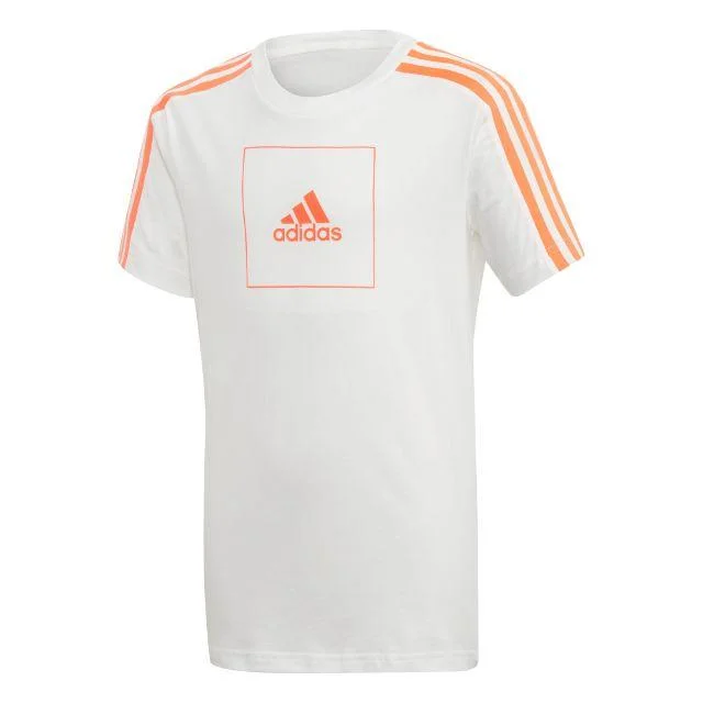 Adidas Jb A Aac  Kids-Boys Training T-Shirt White/Orange Fl2818