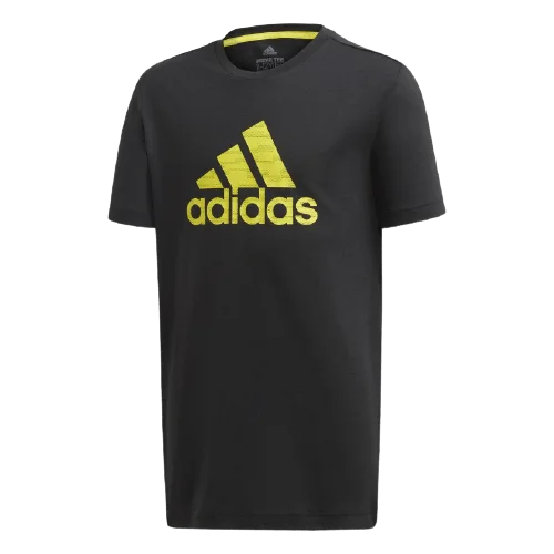 Adidas Jb Tr Prime  Kids-Boys Training T-Shirt Black/Yellow Fm1689