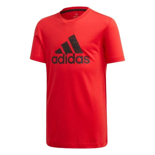 Adidas Jb Tr Prime  Kids-Boys Training T-Shirt Red Fk9500