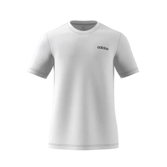 Adidas Men's Not Sports Specific Essentials Plain T-Shirts White DQ3089