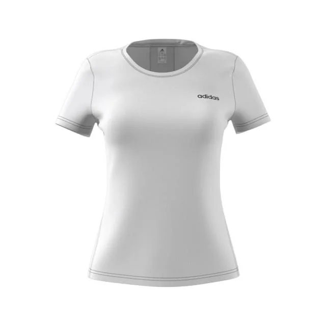 Adidas Women's Training Design 2 Move Solid T-Shirts White DU2303