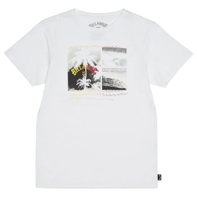 Billabong Crash Ss Tee Boy Kids-Boys Lifestyle T-Shirt White S2Ss15-10