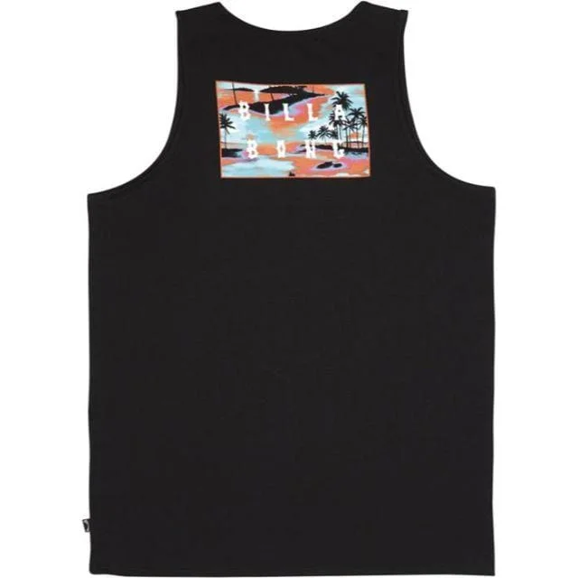 Billabong Die Cut Tank Men Lifestyle T-Shirt Black S1Sg12-19