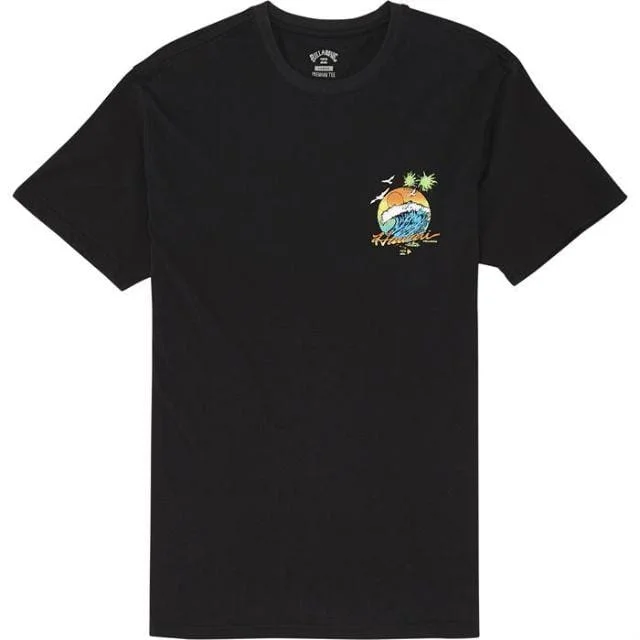 Billabong Dreamy Place Tee Ss Men Lifestyle T-Shirt Black S1Ss60-19