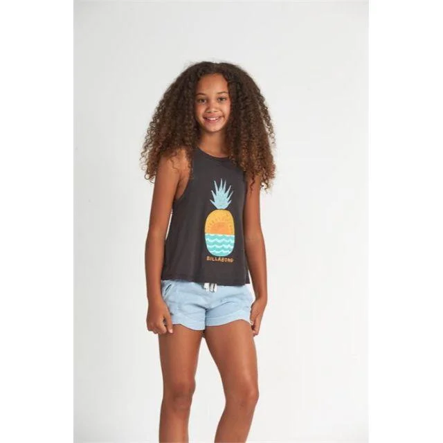 Billabong Open Sea Off Kids-Girls Lifestyle T-Shirt Black S8Tt02-328