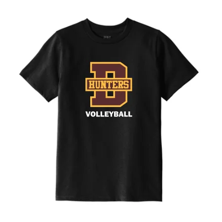 Denfeld Volleyball - Youth District DT8000Y Re-Tee ® with full color heat transfer Denfeld Volleyball logo