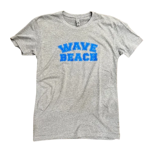 Grey W/ Blue Beach T-Shirt