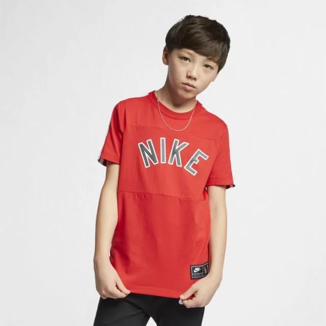 Nike Nsw Tee Air S+ Kids Training T-Shirt Red