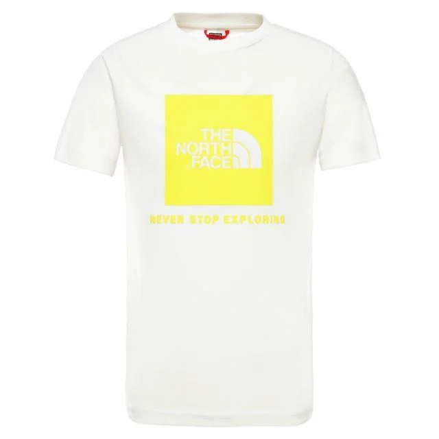 The North Face Box Tee Youth Unisex Lifestyle T-Shirt White Nf0A3Bs2-P80