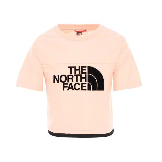 The North Face Cropped S/S Tee Girls Lifestyle T-Shirt Pink Nf0A4939-K47