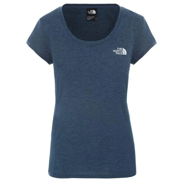 The North Face Hikesteller Ii Tee Women Mountain Sports T-Shirt Blue Nf0A4941-1By