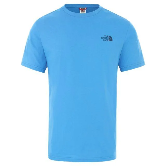 The North Face Simple Dome Tee Men Lifestyle T-Shirt Blue Nf0A2Tx5-W8G