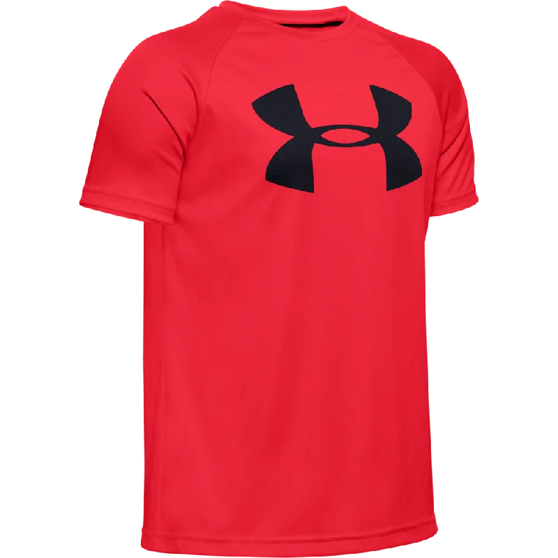 Under Armour Tech Big Logo Ss Kids Training T-Shirt Red Ua1351850-600