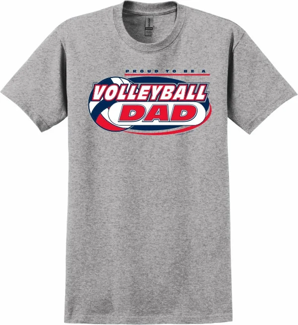 Volleyball Dad Grey T-Shirt